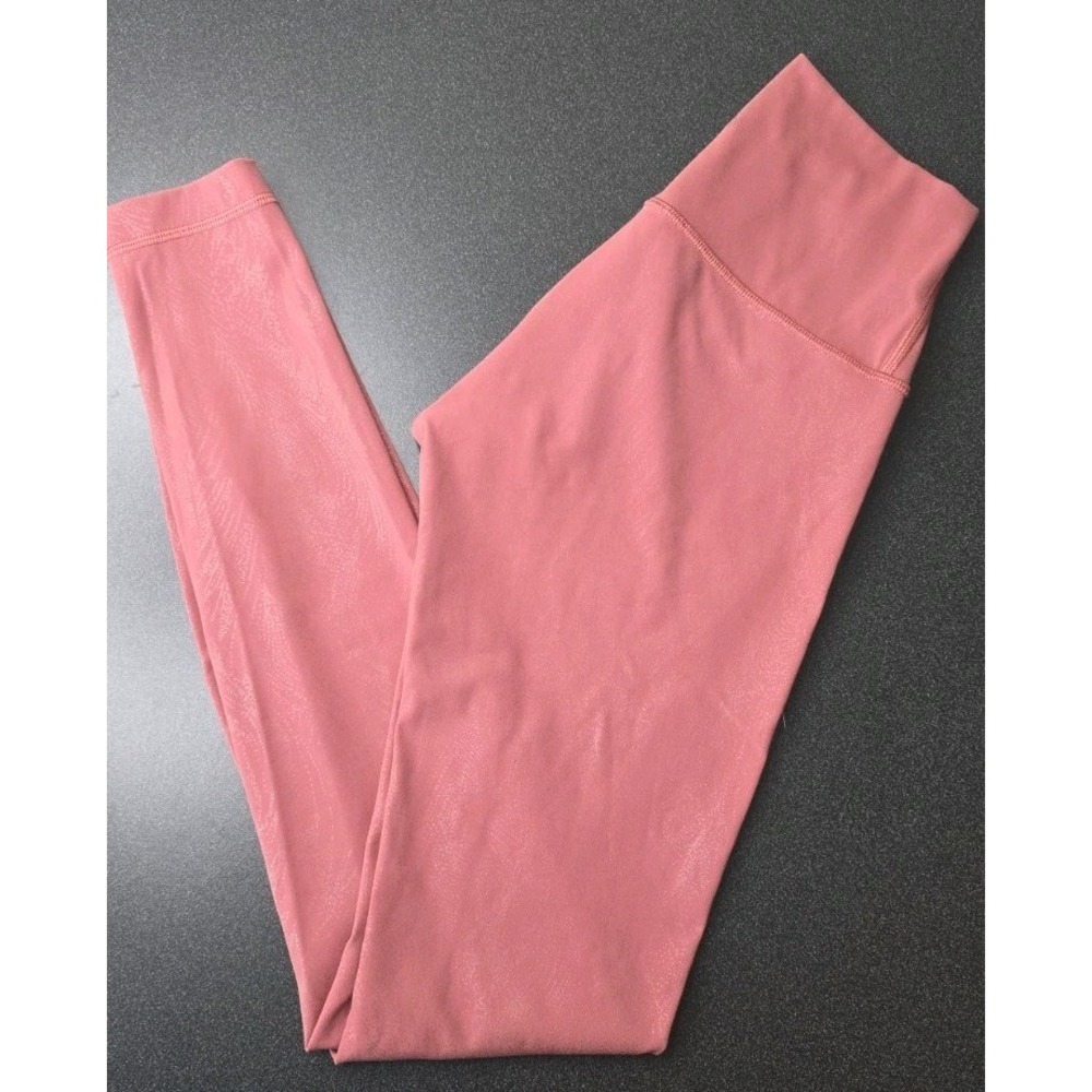 Lululemon Women 2 Pink Align High Rise Yoga Legging Full Athletic Printed Gym
